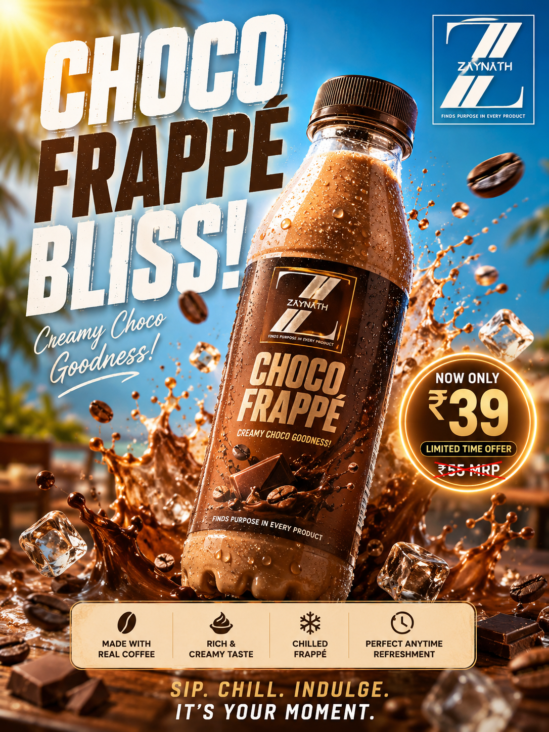 NESCAFE Choco Frappe Coffee Preview