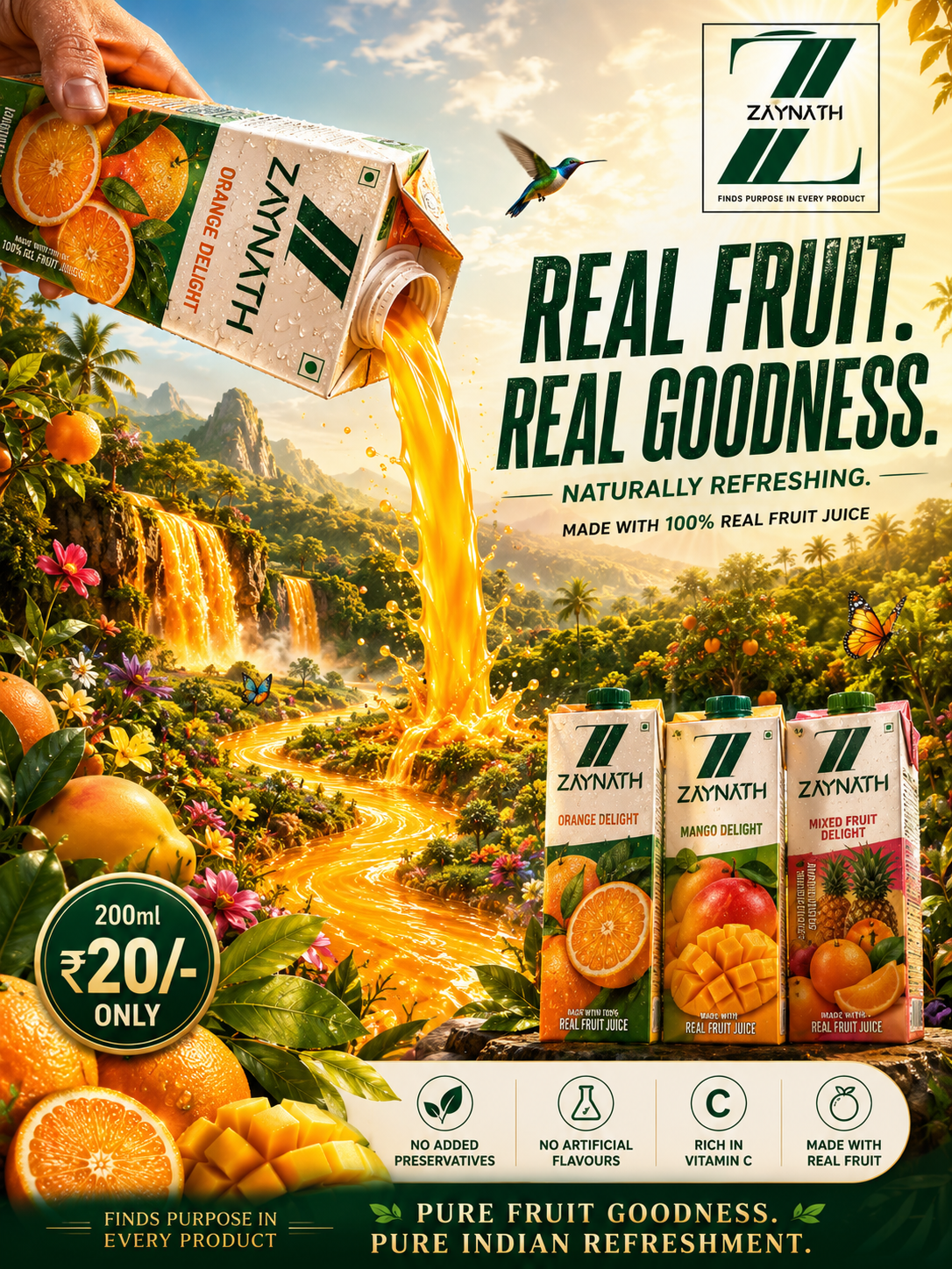 Tropicana Orange Juice Surreal Landscape Preview